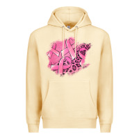 Pina Colada breast cancer patches Premium Hoodie - Jasminsmagicworld