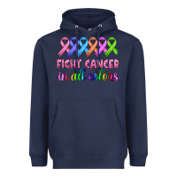 Navy fight cancer in all colors Heavyweight Hoodie - HRA Design Shop