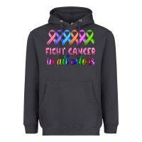 Smoke fight cancer in all colors Heavyweight Hoodie - HRA Design Shop