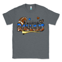 Charcoal Heather raising ballers football Classic Tee - Zillion Design Studio