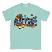 Seafoam raising ballers football Classic Tee - Zillion Design Studio
