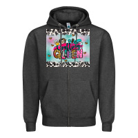 Charcoal Heather crafting queen Zipper Hoodie - Zillion Design Studio