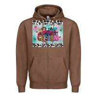 Chestnut crafting queen Zipper Hoodie - Zillion Design Studio