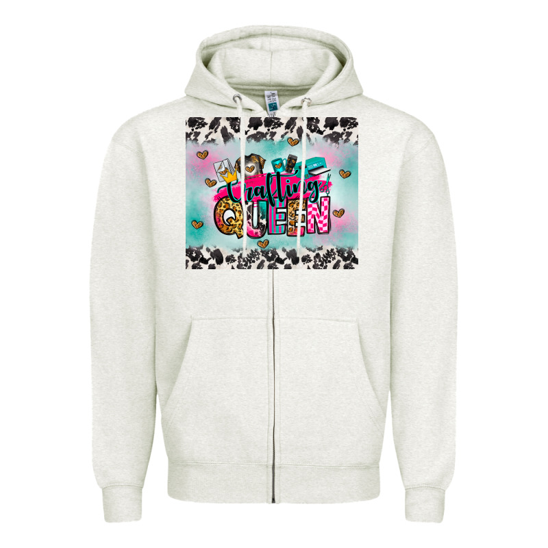 Crafting Queen Zipper Hoodie by Zillion Design Studio | Teevron