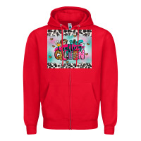 Red crafting queen Zipper Hoodie - Zillion Design Studio