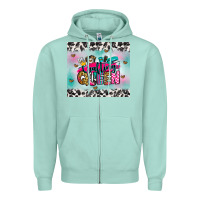Seafoam crafting queen Zipper Hoodie - Zillion Design Studio