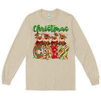 Mushroom christmas crew  deer Long Sleeve Tee - MaliasSmallBusiness