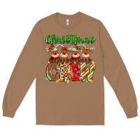 Toasted Coconut christmas crew  deer Long Sleeve Tee - MaliasSmallBusiness