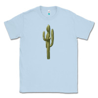 Dusty Blue cactus Classic Tee - BarkalooDesign