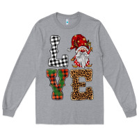 Heather Grey love gnomes Long Sleeve Tee - BarkalooDesign