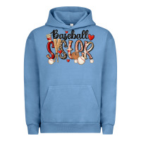 Pigment Pebble Blue baseball sister Urban Hoodie - MaliasSmallBusiness