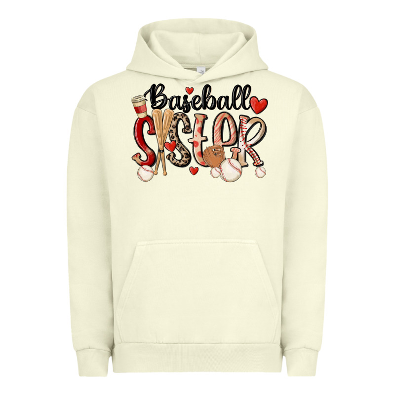 Baseball Sister Urban Hoodie by MaliasSmallBusiness | Teevron