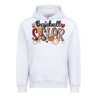 White baseball sister Urban Hoodie - MaliasSmallBusiness