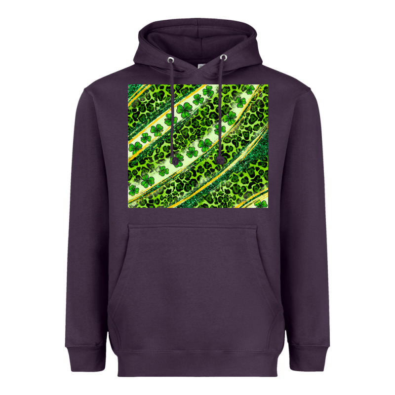 St. Patrick's Day Leopard Tumbler Heavyweight Hoodie by Neo Western | Teevron