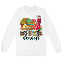 White no dieta season Long Sleeve Tee - MaliasSmallBusiness