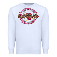 White strong important mom beautiful worthy loved Premium Sweatshirt - JahusDesignShop