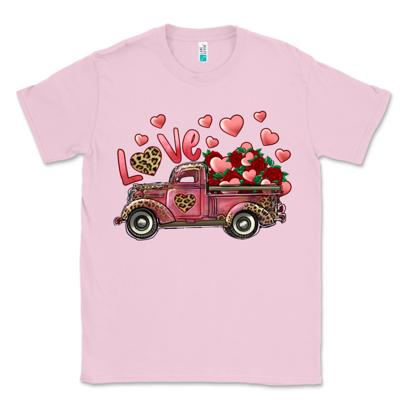 Love Truck With Roses And Leopard Classic Tee by RanaPortraitStore | Teevron