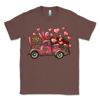 Chestnut Love Truck With Roses And Leopard Classic Tee - RanaPortraitStore
