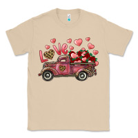Mushroom Love Truck With Roses And Leopard Classic Tee - RanaPortraitStore