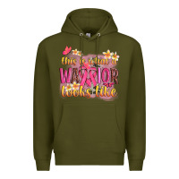 Army Green this is what a warrior looks like Premium Hoodie - NancyCooperArtShop