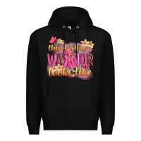 Black this is what a warrior looks like Premium Hoodie - NancyCooperArtShop