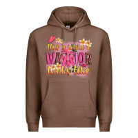 Chestnut this is what a warrior looks like Premium Hoodie - NancyCooperArtShop
