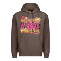 Coffee this is what a warrior looks like Premium Hoodie - NancyCooperArtShop