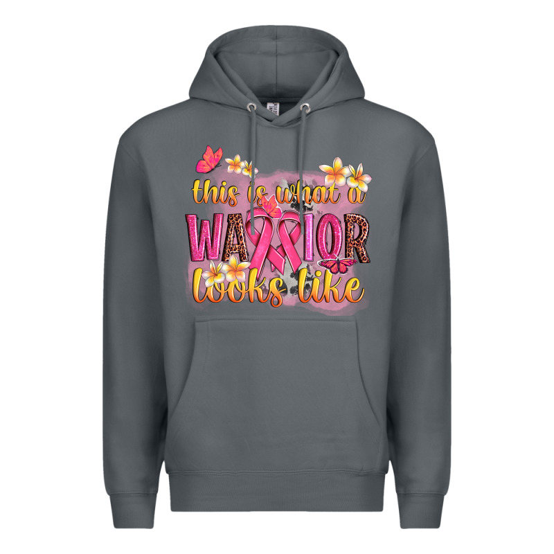 This Is What A Warrior Looks Like Premium Hoodie by NancyCooperArtShop | Teevron