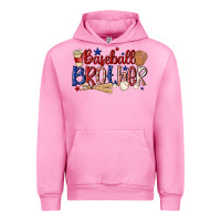 Fuchsia Pink baseball brother Urban Hoodie - MaliasSmallBusiness