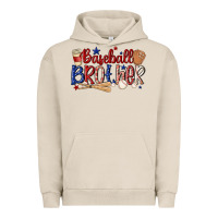 Pigment French Oak baseball brother Urban Hoodie - MaliasSmallBusiness