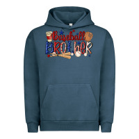 Pigment Midnight Navy baseball brother Urban Hoodie - MaliasSmallBusiness
