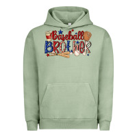 Pigment Oil Green baseball brother Urban Hoodie - MaliasSmallBusiness
