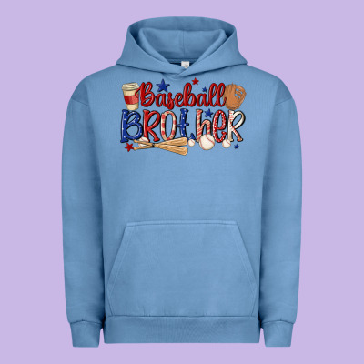 Baseball Brother Urban Hoodie Designed By Maliassmallbusiness