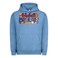 Pigment Pebble Blue baseball brother Urban Hoodie - MaliasSmallBusiness