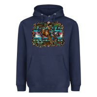 Navy rodeo Heavyweight Hoodie - SublimationCraftShop