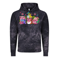 Cloud Black western cancer  coffee cups with ribbons Vintage Hoodie - AdoDesignShop