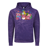 Cloud Purple western cancer  coffee cups with ribbons Vintage Hoodie - AdoDesignShop