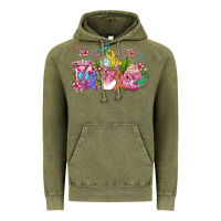 Vintage Olive western cancer  coffee cups with ribbons Vintage Hoodie - AdoDesignShop