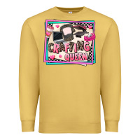 Antique Gold crafting queen Premium Sweatshirt - AdoDesignShop