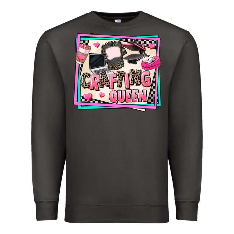 Crafting Queen Premium Sweatshirt by AdoDesignShop | Teevron