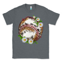 Charcoal Heather baseball with patterns Classic Tee - texasbilliewilder