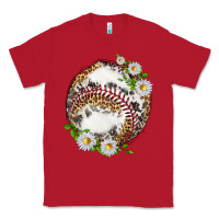 Red baseball with patterns Classic Tee - texasbilliewilder
