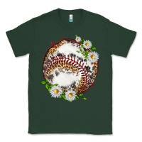 Sports Green baseball with patterns Classic Tee - texasbilliewilder