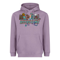 Lavender medical asistant Heavyweight Hoodie - CowhideDigitalArt