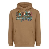 Toasted Coconut medical asistant Heavyweight Hoodie - CowhideDigitalArt