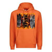 Carrot Western Firefighter Dad Premium Hoodie - LillyAllenDesigns