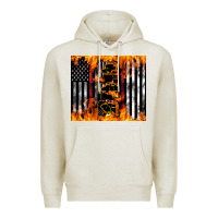 Oatmeal Heather Western Firefighter Dad Premium Hoodie - LillyAllenDesigns