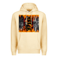 Pina Colada Western Firefighter Dad Premium Hoodie - LillyAllenDesigns