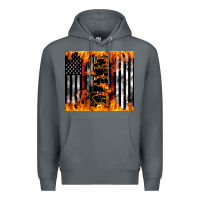 Rock Western Firefighter Dad Premium Hoodie - LillyAllenDesigns
