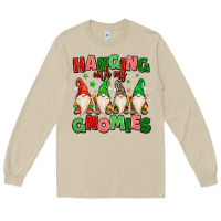 Mushroom hanging with my gnomies Long Sleeve Tee - MaliasSmallBusiness